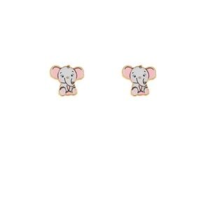 Elephant Epoxy Stud Earrings